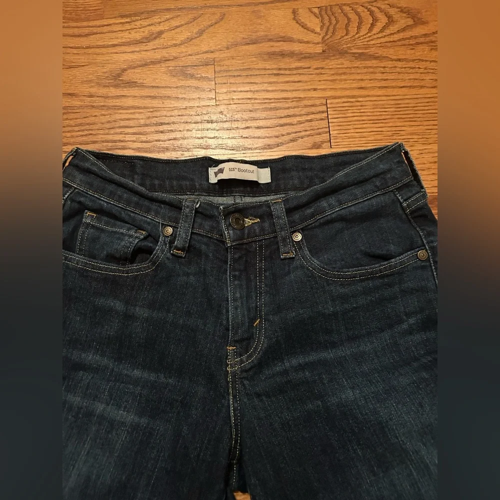 Levi Strauss Women's Red Label 515 Western Rodeo Bootcut Cotton Blend Jeans